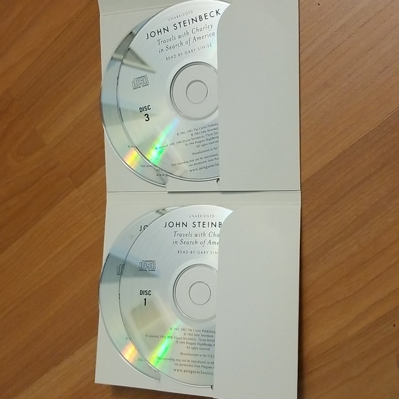 John Steinbeck Travels with Charley in Search of America Unabridged Book on CD - Picture 4 of 7